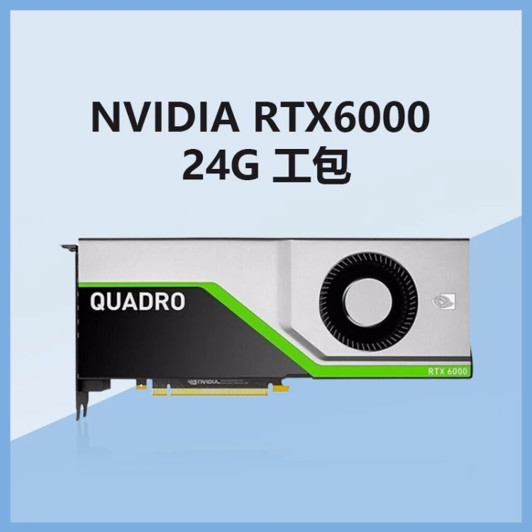英伟达（NVIDIA）RTX6000 人工智能GPU服务器图形专业显卡